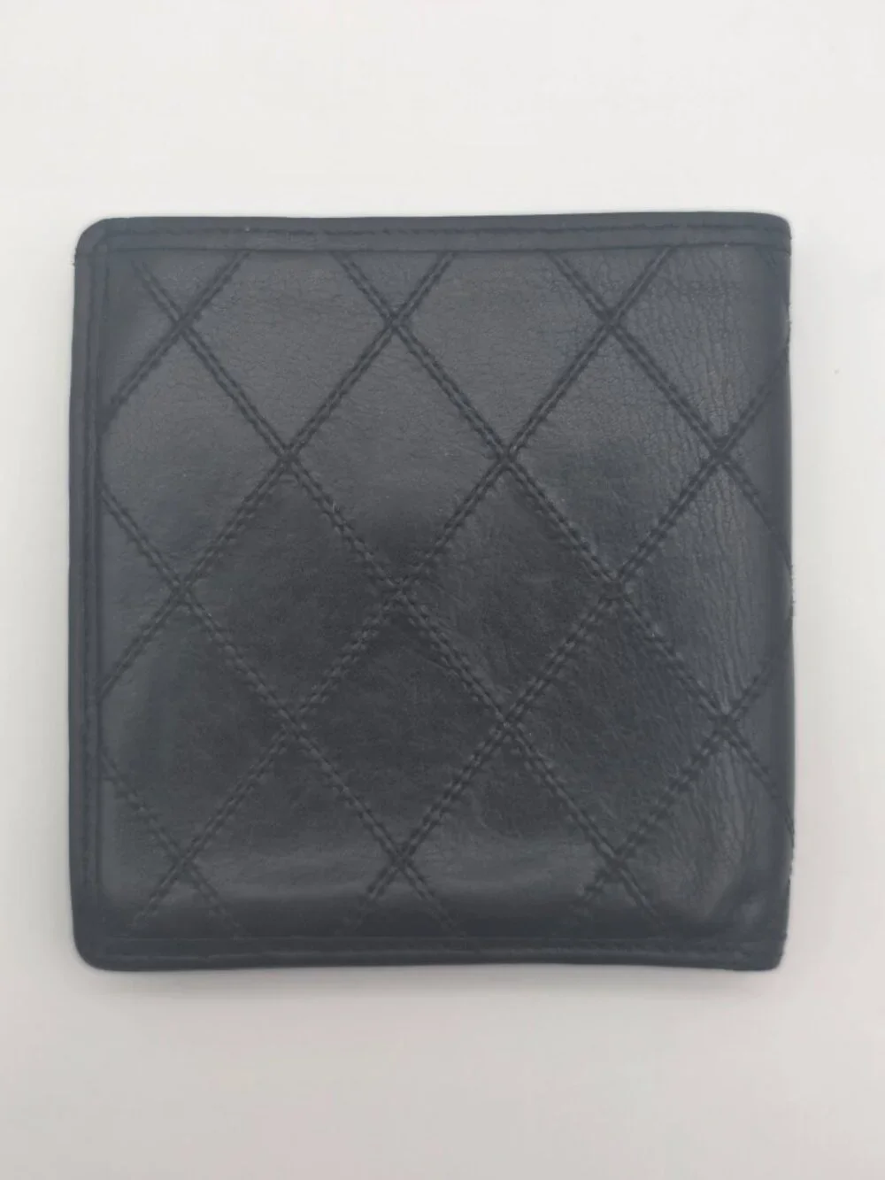 Chanel Black Leather Bifold Wallet (1827773)